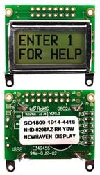 NHD-0208AZ-RN-YBW参考图片